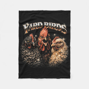 80er Ckyard Hühnerliebhaber Heavy-metal Rockmusik Fleecedecke