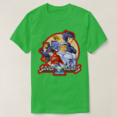 80er Classic Toon SilverHawks T-Shirt (Design vorne)