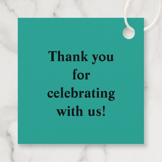 80er Collage Geschenkanhänger (Rückseite)