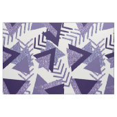80er Cool Abstrakt | Lila Passionsformen Muster Stoff (Fat Quarter (45,7 x 55,9 cm))