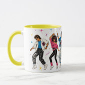 80er Dance Party Tasse (Links)