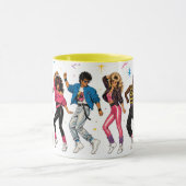 80er Dance Party Tasse (Zentrum)