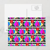 80er-Designs Postkarte (Vorne/Hinten)