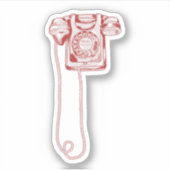 80er-Drehscheibe Aufkleber (Vorderseite)