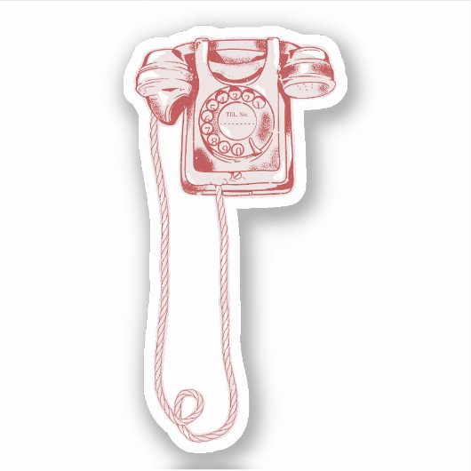 80er-Drehscheibe Aufkleber (Vorderseite)