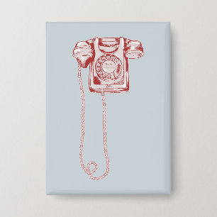 80er-Drehscheibe Button