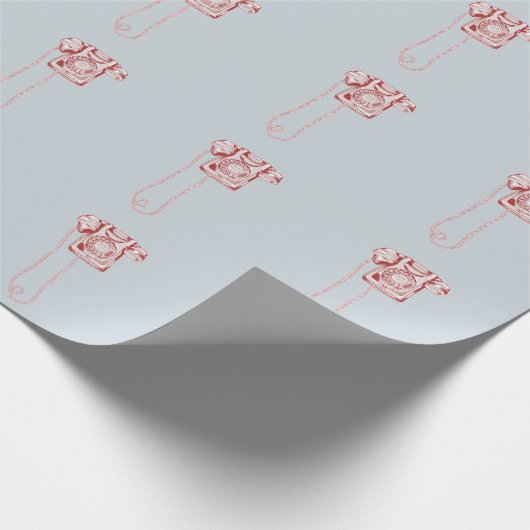 80er-Drehscheibe Geschenkpapier (Ecke)