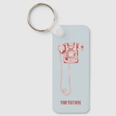 80er-Drehscheibe Schlüsselanhänger (Vorderseite)