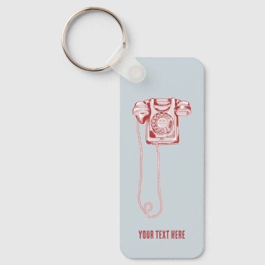 80er-Drehscheibe Schlüsselanhänger (Vorderseite)