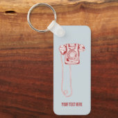 80er-Drehscheibe Schlüsselanhänger (Vorderseite)