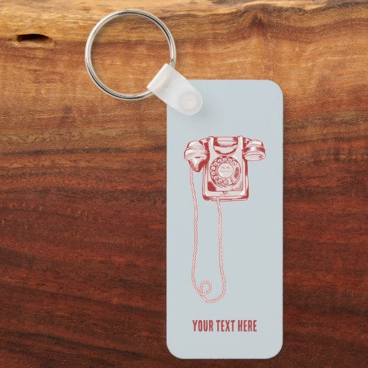 80er-Drehscheibe Schlüsselanhänger (Vorderseite)