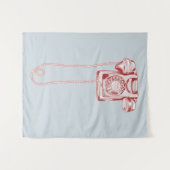 80er-Drehscheibe Wandteppich (Vorderseite (Horizontal))