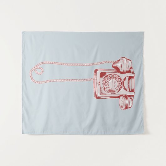 80er-Drehscheibe Wandteppich (Vorderseite (Horizontal))