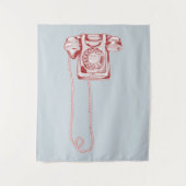 80er-Drehscheibe Wandteppich (Vorderseite)