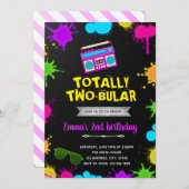 80er - Einladung zum 2. (Vorne/Hinten)