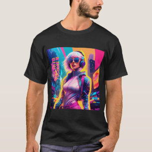 80er Electronic Dance Music Plattenlabel T-Shirt