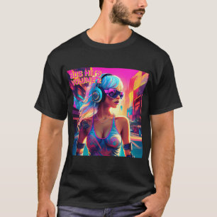 80er Electronic Dance Music Plattenlabel T-Shirt