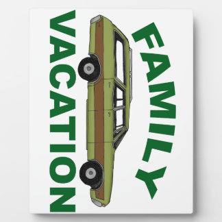 80er Familienurlaub Fotoplatte