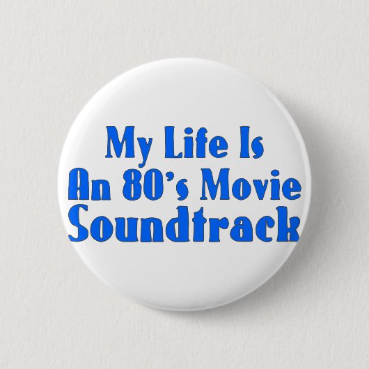 80er-Film-Soundtrack Button (Vorderseite)