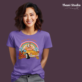 80er Flashback Vintag Retro Geburtstagspartei Lila T-Shirt