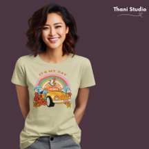 80er Flashback Vintag Retro Geburtstagsparty Beige