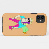 80er Foxy Girl Case-Mate iPhone Hülle (Rückseite (Horizontal))