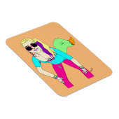 80er Foxy Girl Magnet (Rechte Seite)
