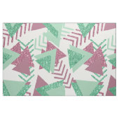80er Fresh Abstrakt | Muster rosa und grüne Formen Stoff (Fat Quarter (45,7 x 55,9 cm))