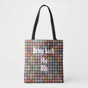 80er Funky Nostalgia Stilvoll Raffiniert Extravaga Tasche