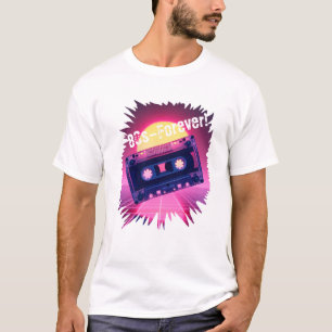 80er – Für immer! Retro-Kassette-T-Shirt T-Shirt