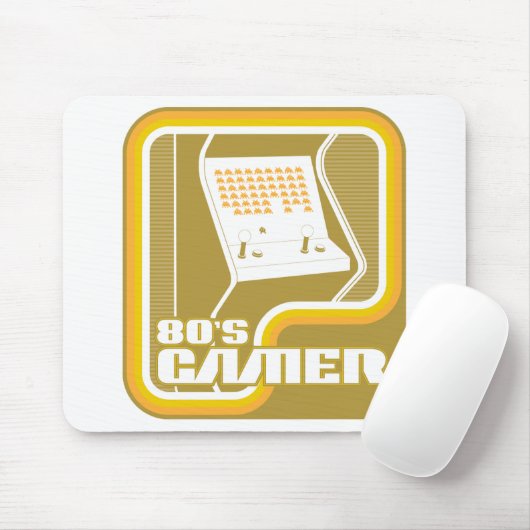 80er Gamer Mousepad (Mit Mouse)
