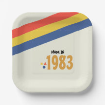 80er Geburtstagsfeier, Hergestellt 1983 Retro
