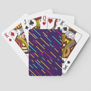 80er Geometric Art Pattern Geometric Fotografy Ge Spielkarten