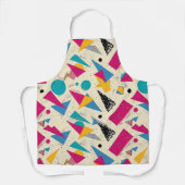 80er Geometrisches Muster Schürze (Vorderseite)