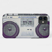 80er Ghettoblaster Case-Mate iPhone Hülle (Rückseite (Horizontal))
