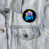 80er Girl Button (Beispiel)