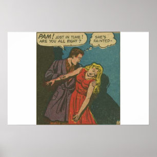 80er Golden Age Horror Comicen   BEÄNGSTIGEND VINT Poster