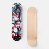 80er Graffiti Skateboard (Vorderseite)