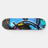80er Graffiti Skateboard (Horizontal)