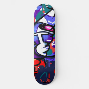80er Graffiti Skateboard