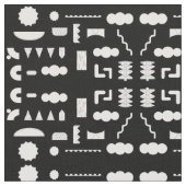 80er Grafikgeometrisches Muster Stoff (Nahaufnahme)