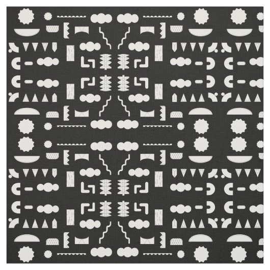 80er Grafikgeometrisches Muster Stoff (Muster)