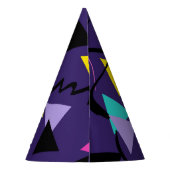 80er Groovy Neon Vibes #1 #decor #art Partyhütchen (Rückseite)