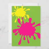 80er Halloween-Party Einladung (Rückseite)