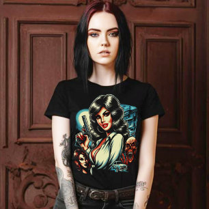80er Horror Girl T-Shirt