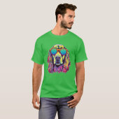 80er Hund Vintager Junge T-Shirt (Vorne ganz)