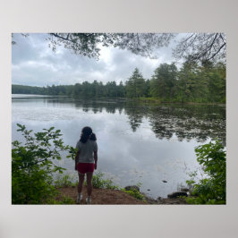 80er im Holzplakat verloren Poster