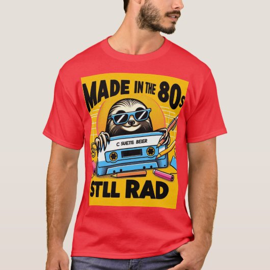 80er ist das Beste! T-Shirt (Vorderseite)