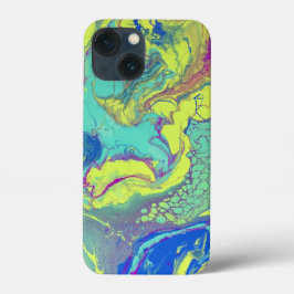 80er Jahre Acryl Pour Phone Case