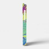 80er Jahre Acryl Pour Phone Case (Rückseite / Links)